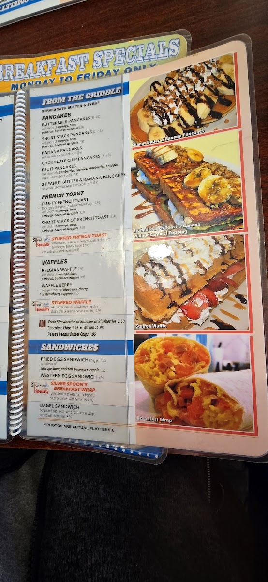 Silver Spoon Diner Menu - Image 2